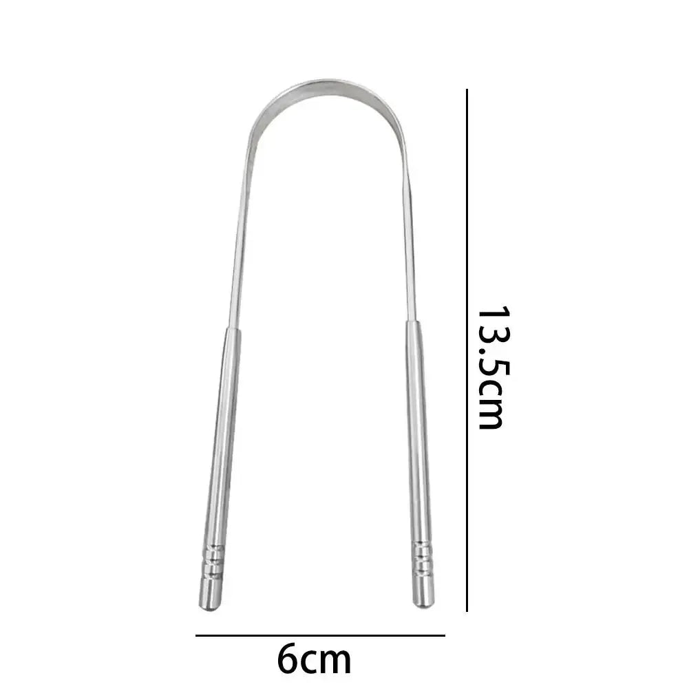 Tongue Scraper – U-Shaped Metal Oral Care Tool for Fresh Breath and Daily Hygiene-TRUZENIC