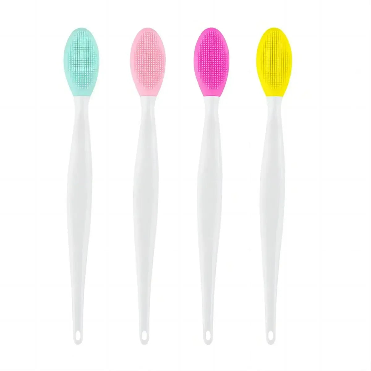 Silicone Face Cleansing Brush – 4 Pcs Gentle Exfoliating Tool with Replacement Head for Nose and Pore Care-TRUZENIC