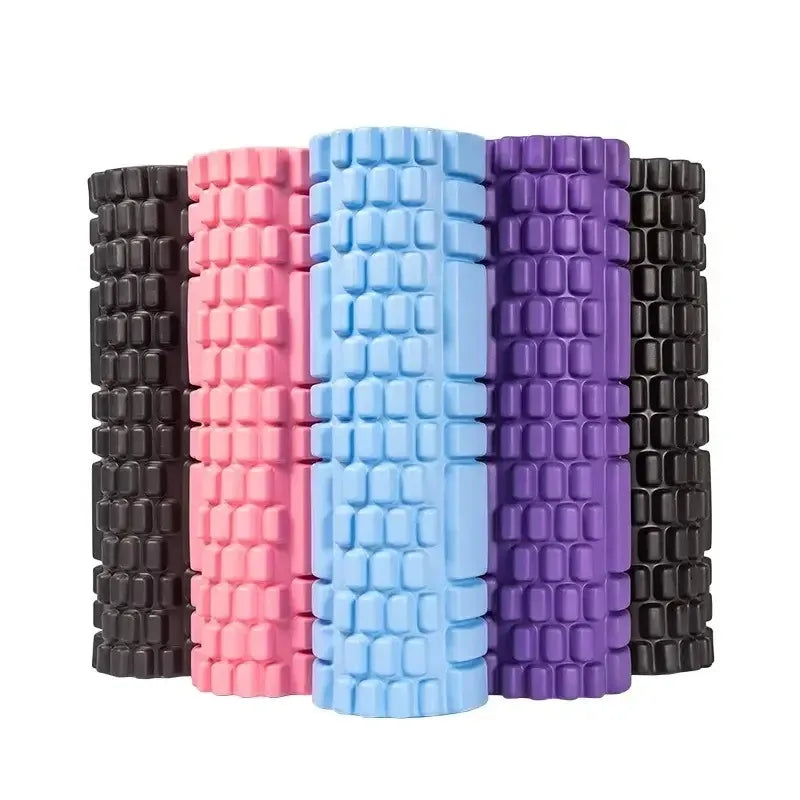 30cm Foam Roller – Grid Massage Column for Muscle Relaxation, Yoga, Pilates, and Home Fitness Training-TRUZENIC