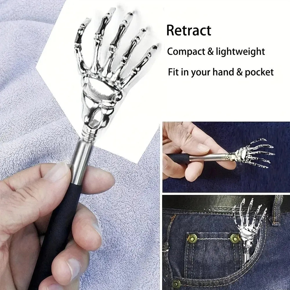 Telescopic Back Scratcher – Portable Stainless Steel Extendable Tool for Comfort and Daily Use-TRUZENIC