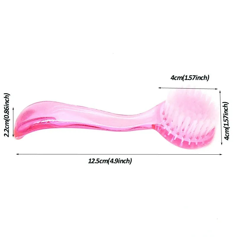 Nail Cleaning Brush Set – 10 Pcs Round Head Dust Remover Brushes for Manicure and Acrylic Nail Care-TRUZENIC