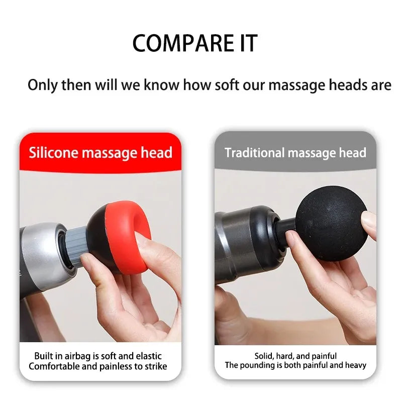 Facial Massage Gun – Universal 12–18mm Attachment for Deep Tissue Muscle Relaxation-TRUZENIC