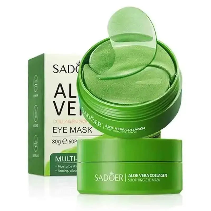 Aloe Vera Collagen Eye Patches – Hydrating Under Eye Masks for Moisturizing and Skincare Routine 60pcs-TRUZENIC