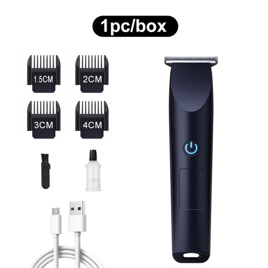 TRUZENIC Rechargeable Hair Clipper – Men’s Electric Shaver, USB Charging, Home & Barber Use