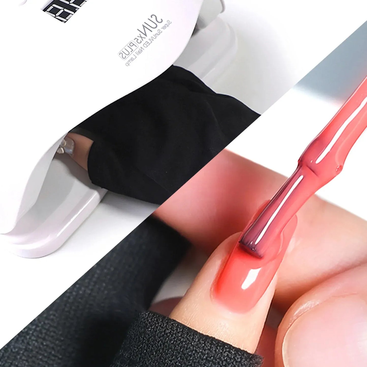 UV Protection Fingerless Gloves – Stretch Gel Gloves for Manicure, Nail Art, and Outdoor Use-TRUZENIC