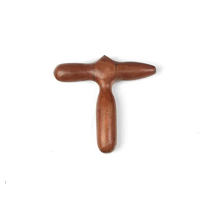 Wooden Acupressure Massager – Multi-Use Tool for Foot, Neck, and Facial Relaxation-TRUZENIC