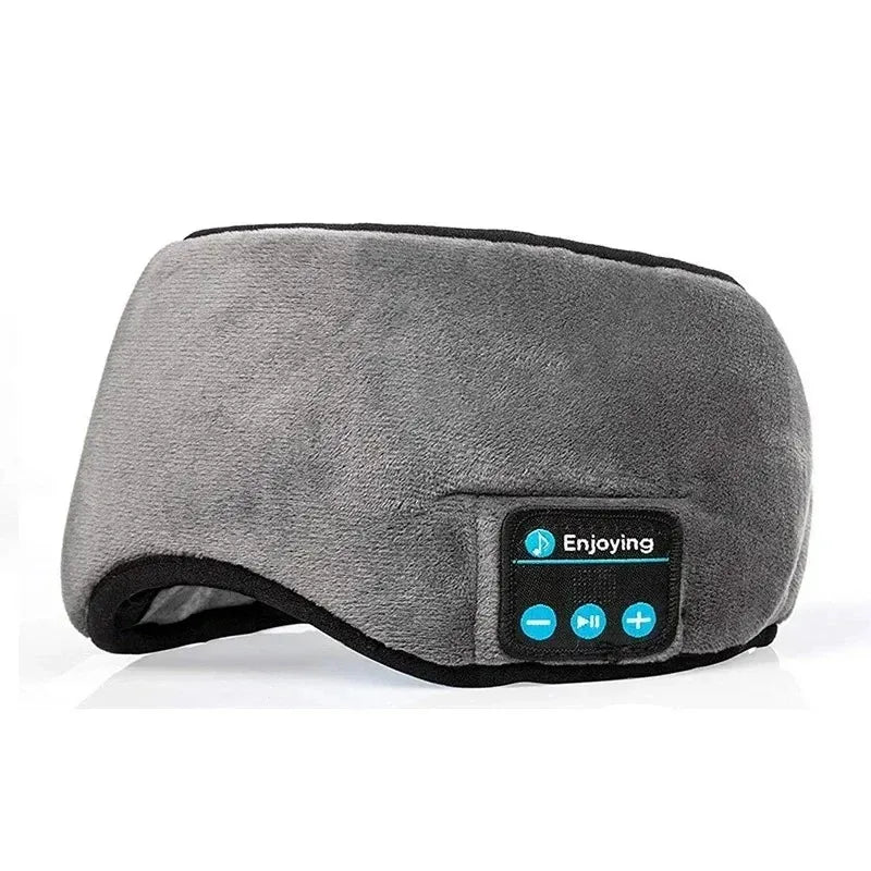 Wireless Sleep Headphones & Eye Mask, Soft Elastic Smart Music Sleep Headband Earphones for Travel & Yoga-TRUZENIC