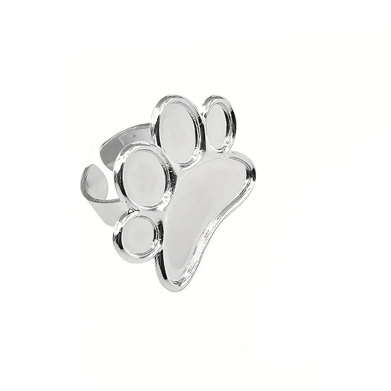 TRUZENIC Mini Nail Art Mixing Ring – Footprint Palette for Acrylic Paints & Nail Polishes