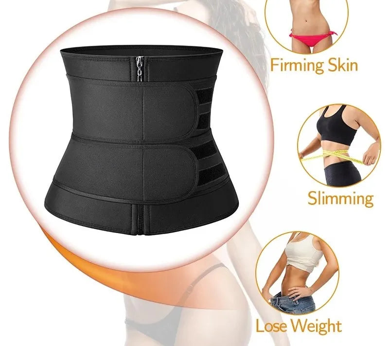 Waist Trainer for Women – Adjustable Sports Girdle Belt for Core Support and Workout Wear-TRUZENIC