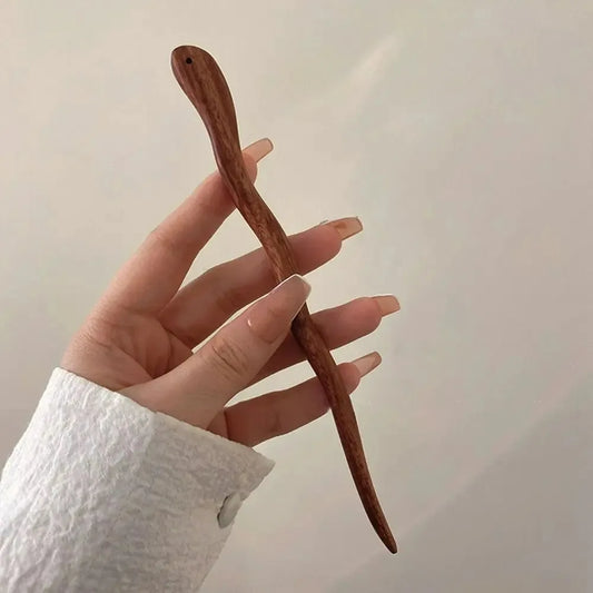 Wooden Hairpin for Women – Elegant Hairpin for Daily Wear-TRUZENIC