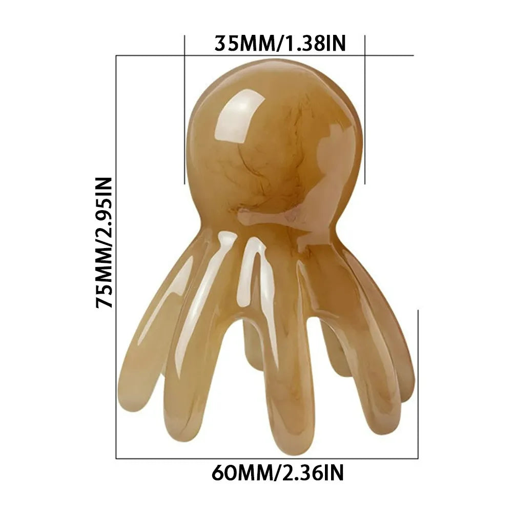 Scalp Massager – Portable Resin Head Massage Comb for Relaxation and Scalp Care-TRUZENIC