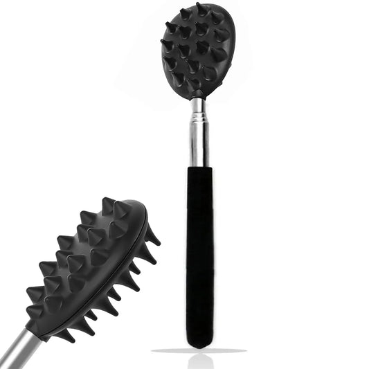 Extendable Cactus Back Scratcher – Retractable Itch Relief Stick with Dual Spike Sizes for Men and Women-TRUZENIC