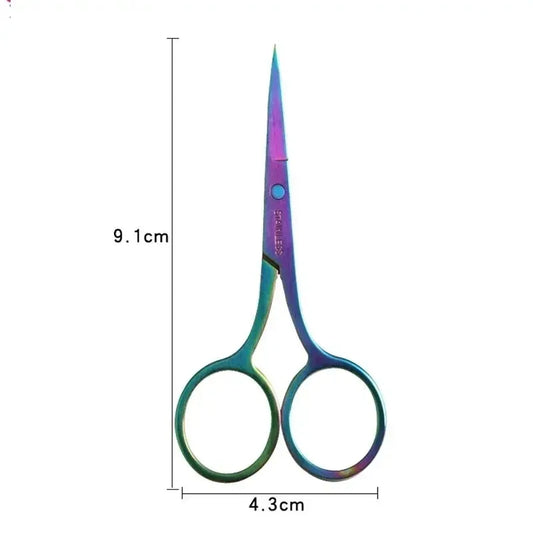TRUZENIC Eyebrow and Eyelash Scissors – Facial Hair and Cuticle Trimmer Beauty Tool