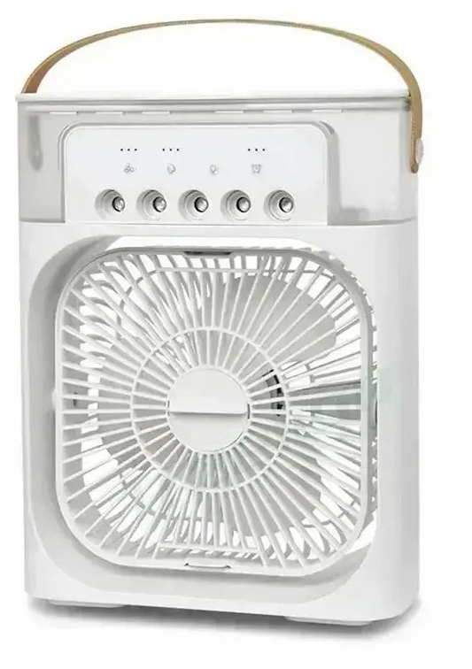 Portable Air Cooler – Mini Fan, Humidifier & LED Night Light for Home or Office Use-TRUZENIC
