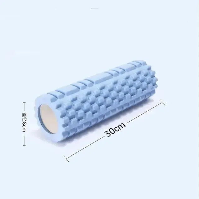 30cm Foam Roller – Grid Massage Column for Muscle Relaxation, Yoga, Pilates, and Home Fitness Training-TRUZENIC