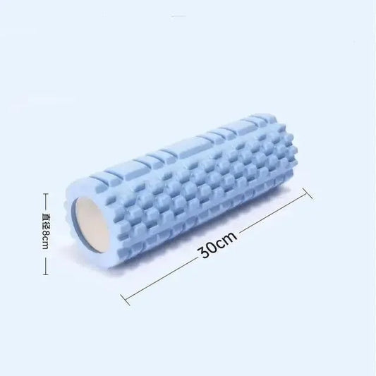 30cm Foam Roller – Grid Massage Column for Muscle Relaxation, Yoga, Pilates, and Home Fitness Training-TRUZENIC