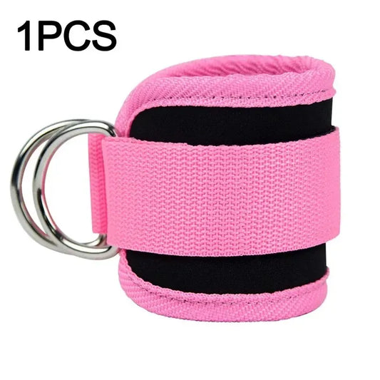 Padded Ankle Straps for Cable Machines – Double D-Ring Ankle Cuffs for Gym Leg Workouts and Kickbacks-TRUZENIC