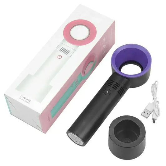 Bladeless Eyelash Dryer Fan – USB Rechargeable Lash Drying for False Lashes and Makeup Application-TRUZENIC
