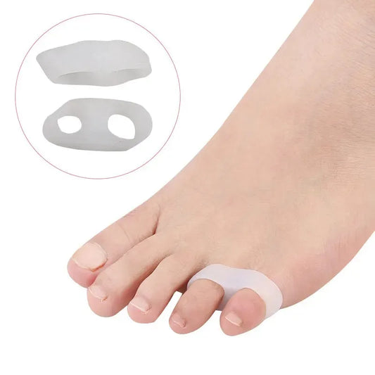 Pinky Toe Separator, Gel Little Toe Protector for Foot Care & Pedicure Support-TRUZENIC