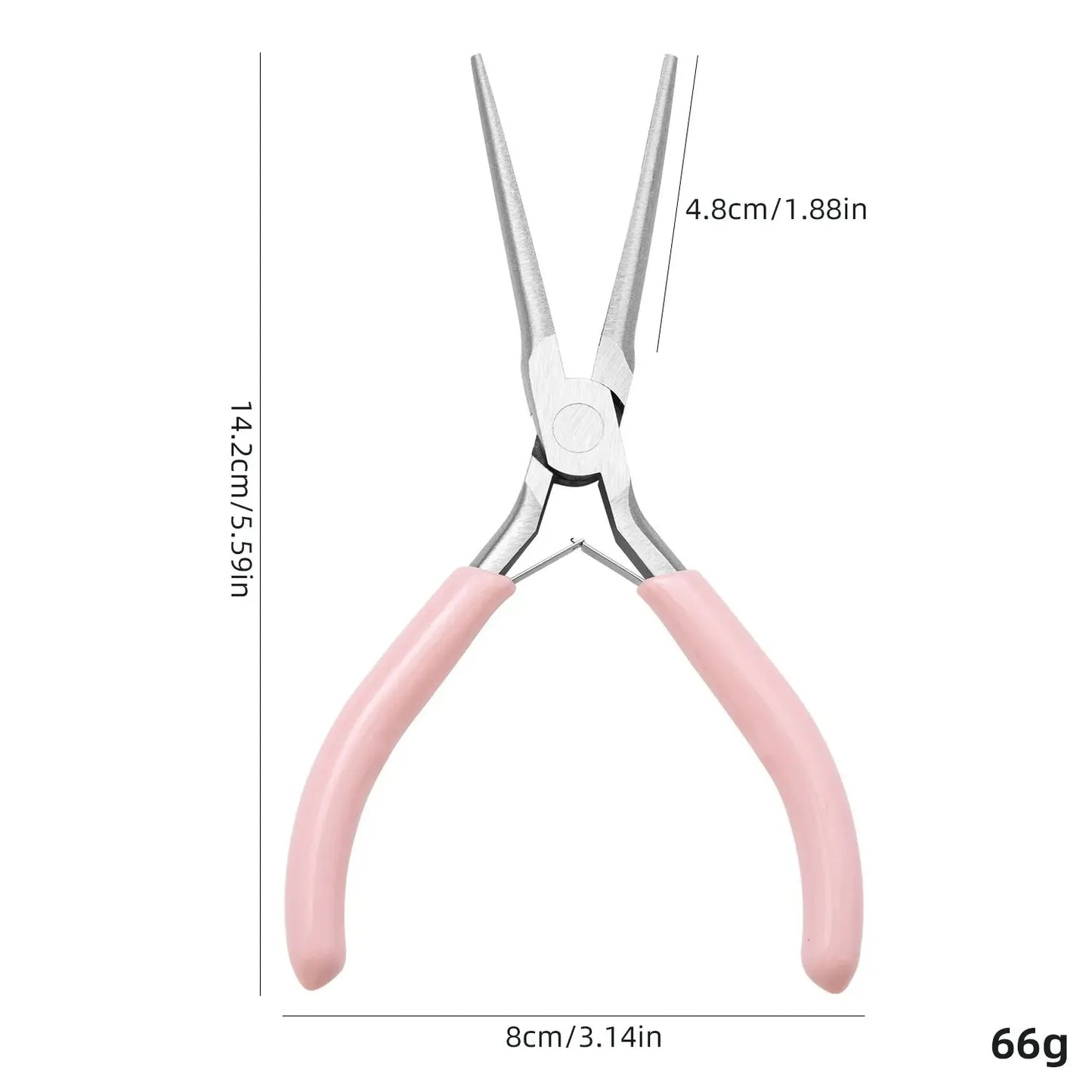 TRUZENIC Acrylic Nail C Curve Pincher Tool – Clamp Shaping Tweezers for Nail Extensions and UV Gel Tips