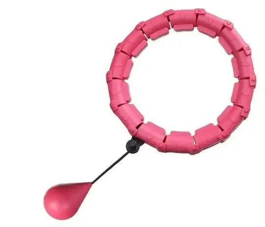 TRUZENIC 24-Section Smart Hula Hoop – Adjustable Fitness Exercise Ring with Waist Massager for Home Gym Workouts