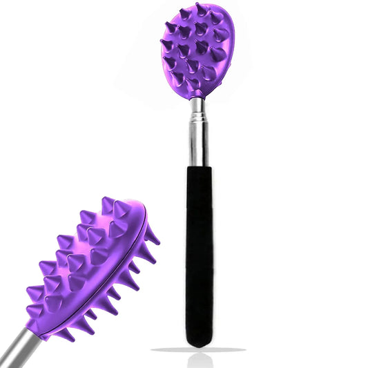 Extendable Cactus Back Scratcher – Retractable Itch Relief Stick with Dual Spike Sizes for Men and Women-TRUZENIC