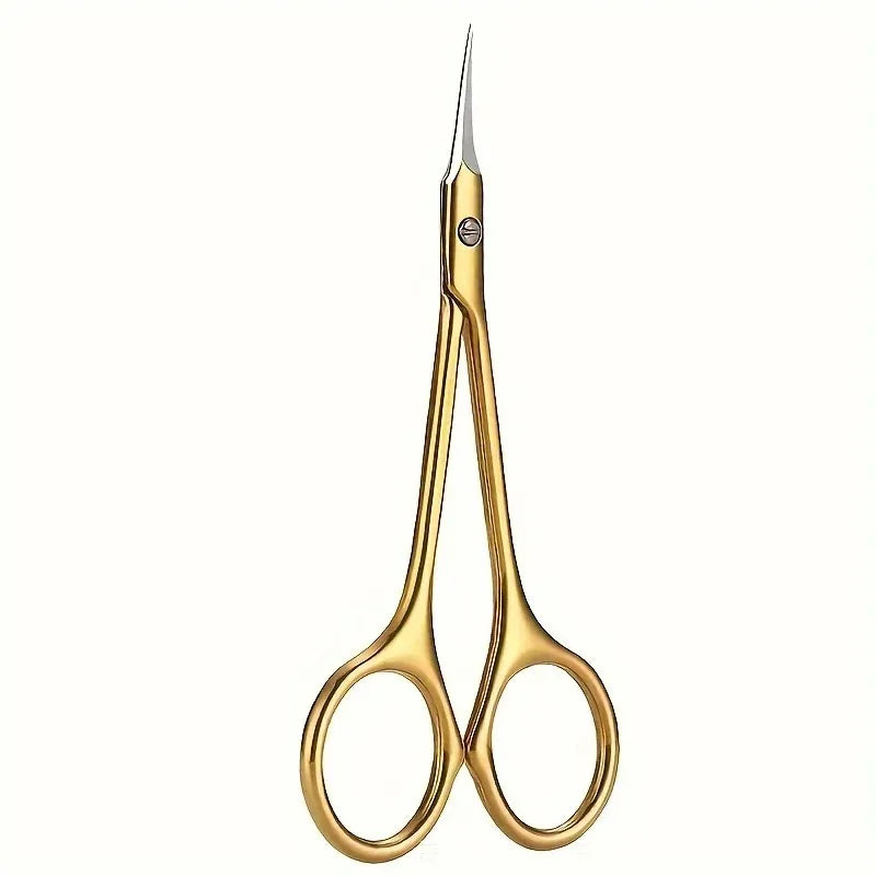 TRUZENIC Stainless Steel Manicure Scissors – Nail Care and Cuticle Trimming Tool