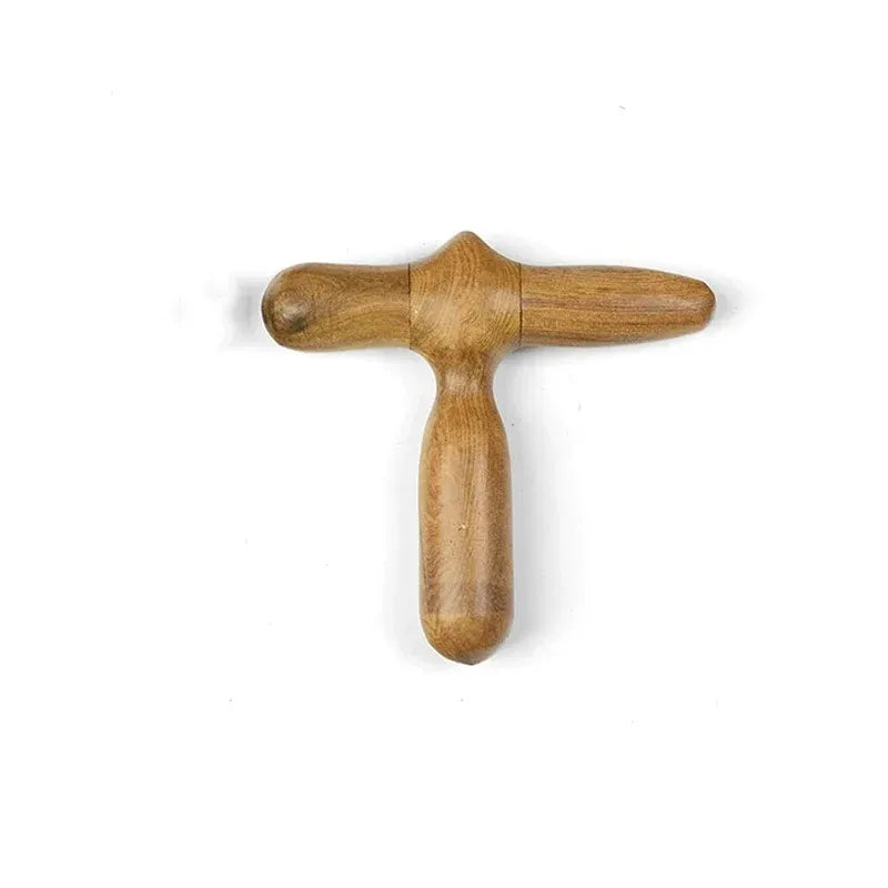 Wooden Acupressure Massager – Multi-Use Tool for Foot, Neck, and Facial Relaxation-TRUZENIC