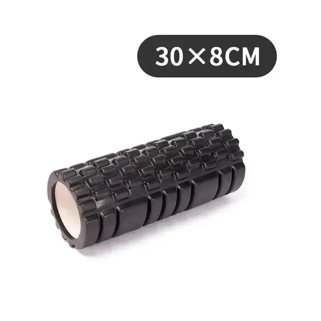 30cm Foam Roller – Grid Massage Column for Muscle Relaxation, Yoga, Pilates, and Home Fitness Training-TRUZENIC