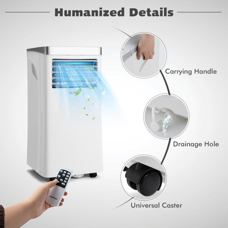 10000 BTU Portable Air Conditioner with Fan and Dehumidifier – Ideal for Small Spaces 5