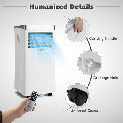 10000 BTU Portable Air Conditioner with Fan and Dehumidifier – Ideal for Small Spaces 5
