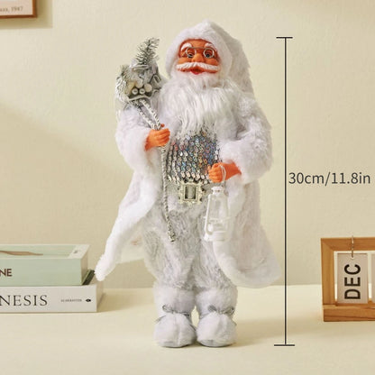 12.6-Inch 3D Santa Claus Ornament – Plastic Christmas Decoration for Home and Kitchen 7