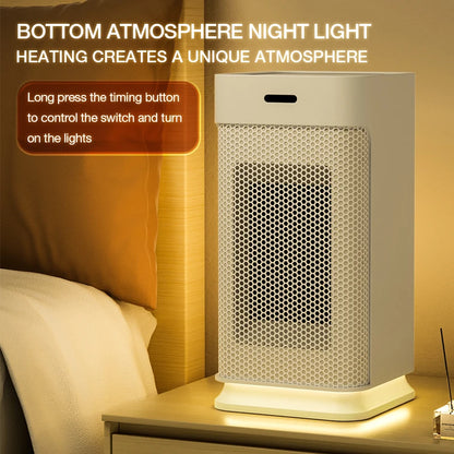 1200W Portable Electric Ceramic Space Heater with Oscillation and Remote Control – Fast Heating for Home and Office