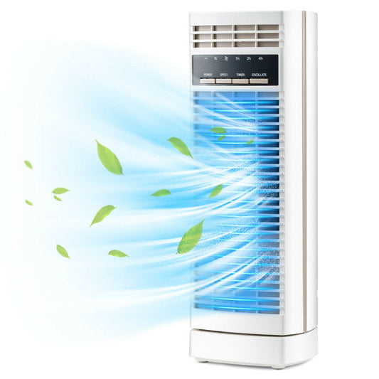 14-Inch Oscillating Tower Fan with Timer and Multi-Speed Control – Compact and Quiet Cooling Solution 0