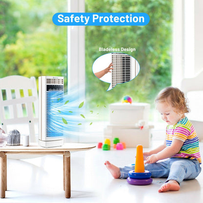 14-Inch Oscillating Tower Fan with Timer and Multi-Speed Control – Compact and Quiet Cooling Solution 6