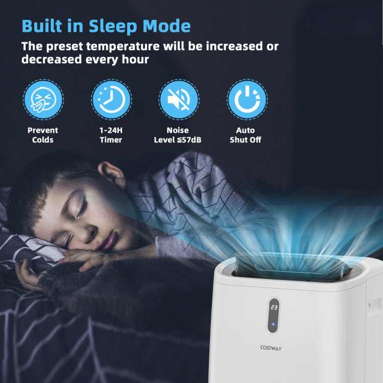 14000 BTU Portable Air Conditioner with WiFi Control – 4-in-1 Cooling, Heating, Fan, and Dehumidifier 5