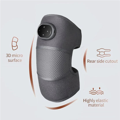 Electric Heating Knee Massager with Soothing Vibration – Wireless, Adjustable, and Comfortable Fit-TRUZENIC