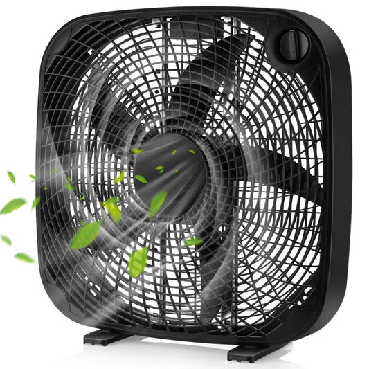 20-Inch Box Floor Fan with 3-Speed Settings – High Airflow and Quiet Operation for Home and Garage 0