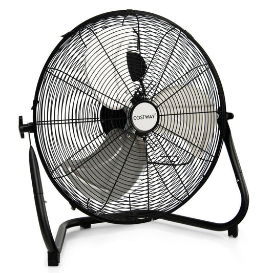 20-Inch High-Speed Floor Fan with Adjustable Tilt and 3 Speed Modes – Durable Metal Construction for Efficient Air Circulation 0