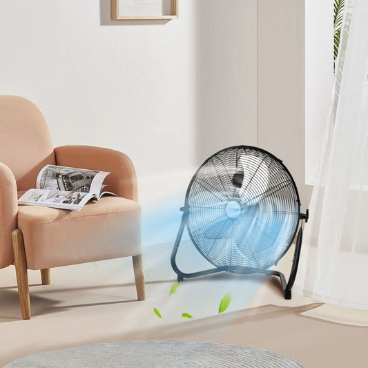 20-Inch High-Speed Floor Fan with Adjustable Tilt and 3 Speed Modes – Durable Metal Construction for Efficient Air Circulation 1