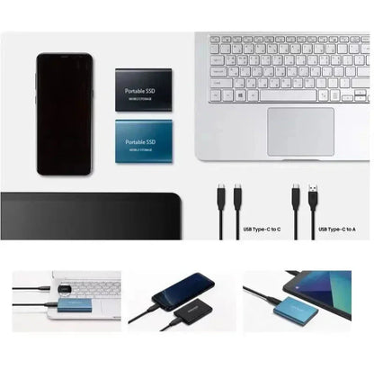 2TB Portable SSD External Hard Drive - High-Speed Compact Storage with USB-C, Shock-Resistant Design for Windows and Mac 5