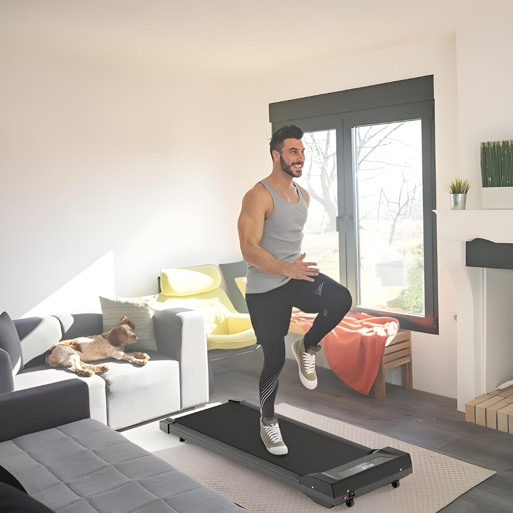 2 in 1 Portable Walking Treadmill for Home and Office Use – Compact Under Desk Treadmill with Adjustable Speed and Multi-Function Display 5