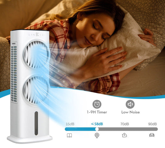 3-in-1 Evaporative Air Cooler with Remote Control – Quiet Fan and Humidifier for Indoor Comfort 2