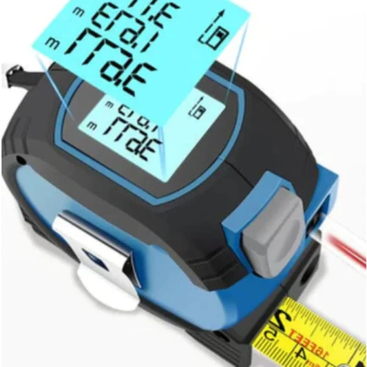 3-in-1 Infrared Laser Tape Measure with Digital Display – 131FT/197FT Range 0