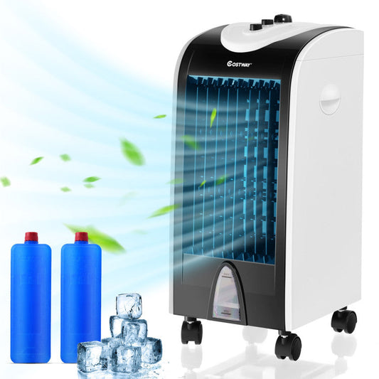 3-in-1 Portable Evaporative Air Cooler with Humidifier and Filter – Compact Cooling Solution for Home and Office 1