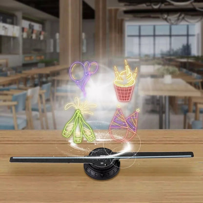3D Hologram Advertising Fan Projector with 16.5 LED Display for Eye-Catching Visuals 3