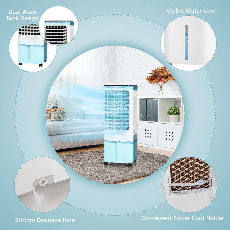 4-in-1 Air Cooler with 12L Water Tank – Multi-Mode Cooling, Humidifying, and Purifying System 2