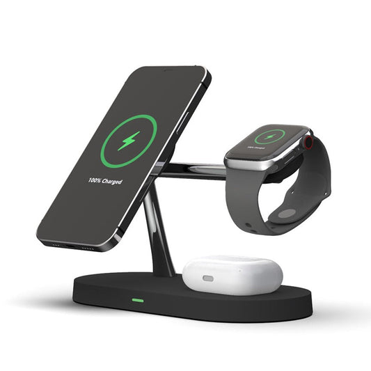 4-in-1 Wireless Charging Station with LED Light and Watch Stand 0