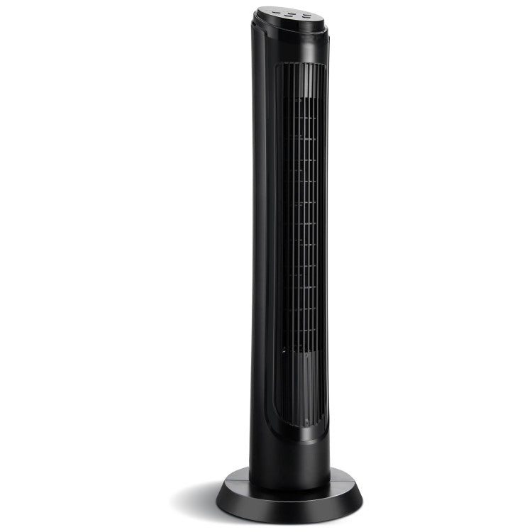 40-Inch Oscillating Tower Fan with 3 Breeze Modes and 4 Wind Speeds – Quiet Bladeless Design for Home and Office 0