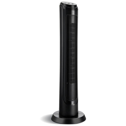 40-Inch Oscillating Tower Fan with 3 Breeze Modes and 4 Wind Speeds – Quiet Bladeless Design for Home and Office 0